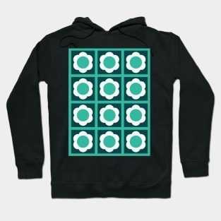 Mayapple Tiles Teal Hoodie